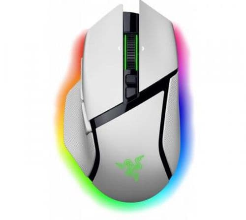 Mouse Razer Basilisk V3 PRO HyperSpeed Ergonomic Wireless 2.4Ghz White 35K DPI RGB 140hs