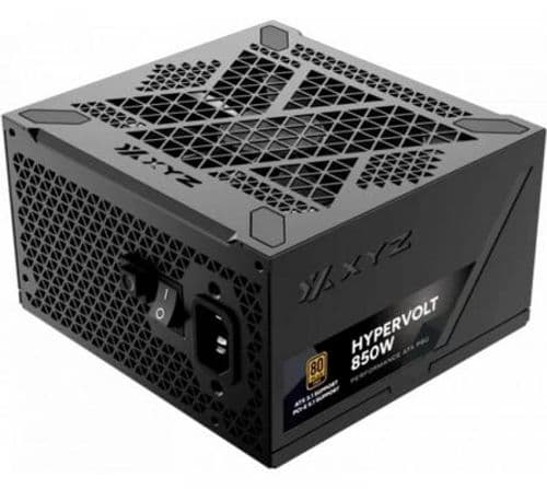 Fuente XYZ 850W 80 Plus Gold ATX 3.1 PCIe 5.1 Full Modular HYPERVOLT Black