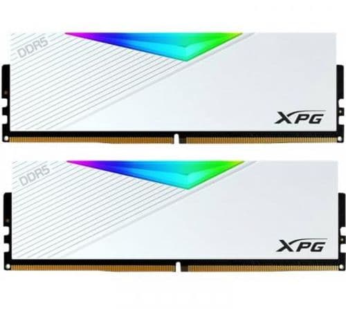Memoria ADATA DDR5 32GB (2x16GB) 6000MHz XPG Lancer RGB White CL30 Intel XMP 3.0 / AMD EXPO