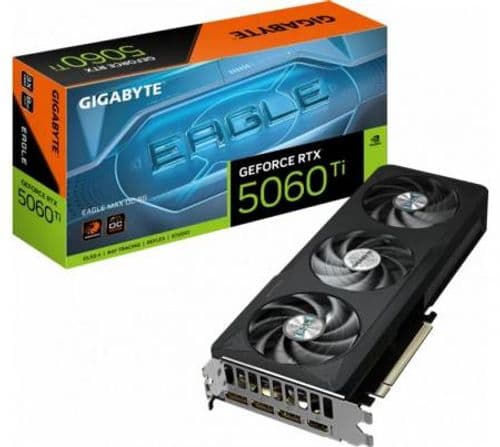 Placa de Video Gigabyte GeForce RTX 5060 Ti 8GB GDDR7 EAGLE MAX OC