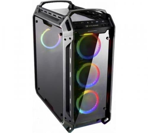 Gabinete Cougar Panzer EVO RGB 4x120mm ARGB Vortex Fans USB-C Vidrio Templado E-ATX