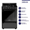 Cocina Multigas 56CM 4H Drean CD5602AN0 Negra thumbnail