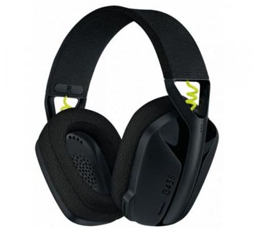 Auriculares Logitech G435 Wireless 2.4Ghz Lightspeed Bluetooth Black USB-C PC/PS/MAC 18Hs