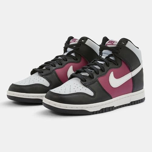 Nike Dunk High Black Rosewood Pure Platinum (Women's)