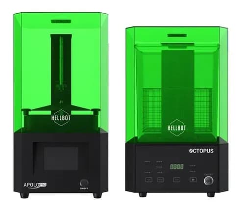 Impresora 3D Hellbot Apolo PRO con Curadora Octopus