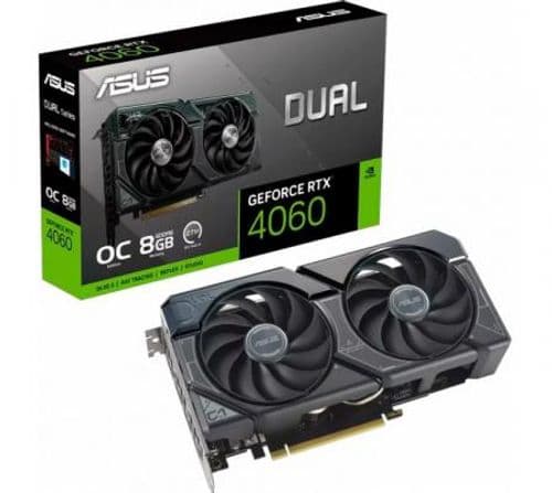 Placa de Video ASUS Dual GeForce RTX 4060 8GB GDDR6 OC V2