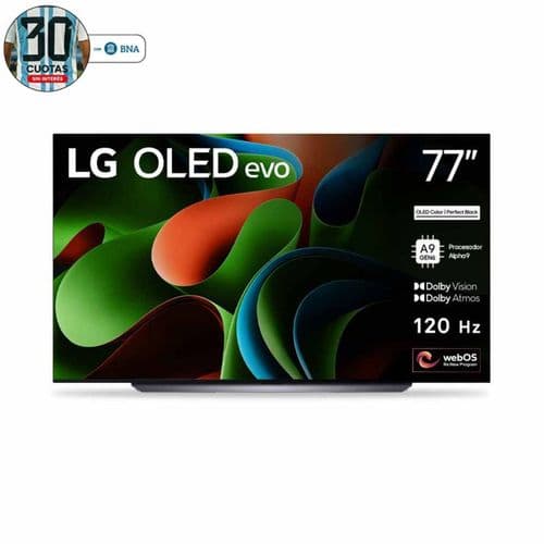 Smart TV 77" LG 4K OLED Evo C3 OLED77C3PSA ThinQ AI Gris