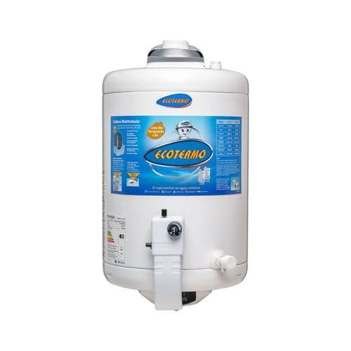 Termotanque a Gas 51Lts Ecotermo EP 53 Alta Recuperación Colgar C/Inferior