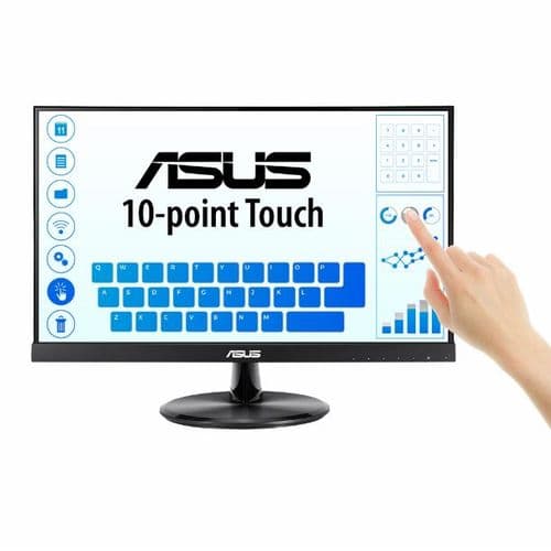 Monitor 22" Asus Vt229h Tactil Ips Fhd Hdmi Vga - 10 Puntos De Contacto