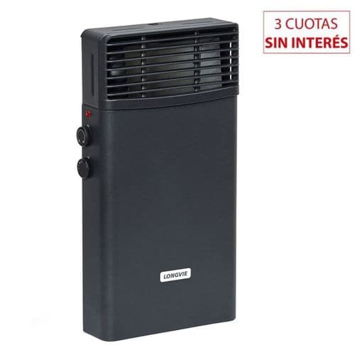 Calefactor Eléctrico Longvie EE2K 2000W Grafito
