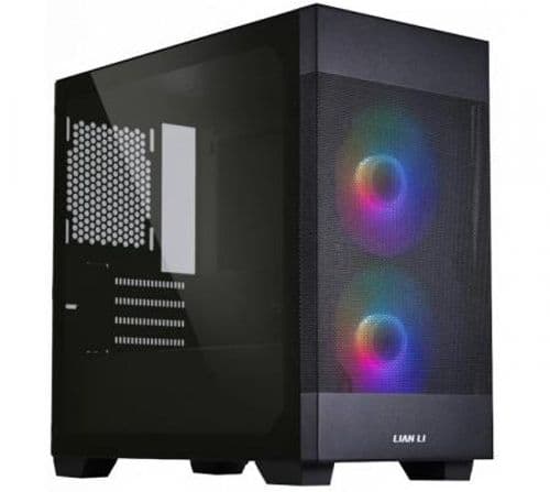 Gabinete Lian Li Lancool 205M Mesh Black 2x140mm ARGB PWM Fan Vidrio Templado  BULK - OUTLET