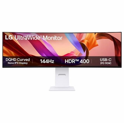 Monitor Curvo 49" Lg 49u950a-w Ultrawide Ips Dual Qhd 144hz Hdmi Dp