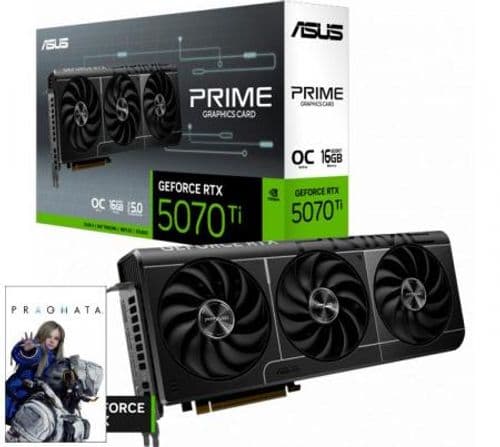 Placa de Video ASUS PRIME GeForce RTX 5070 Ti 16GB GDDR7 OC