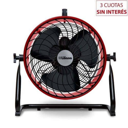 Turboventilador 16" Liliana VTHD16R 3 en 1 Rojo