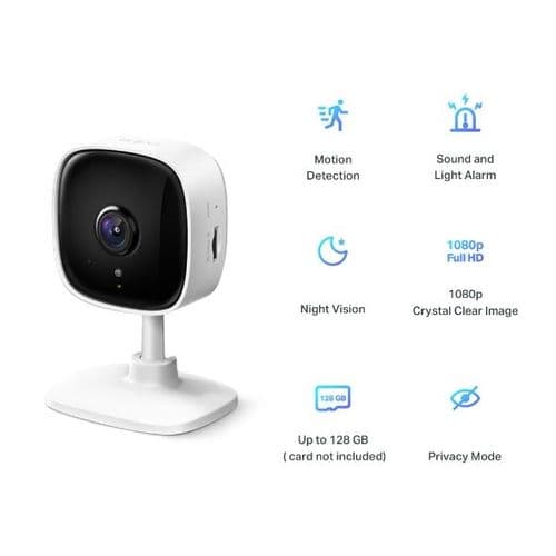 Camara Ip Wifi Tp-link Tapo C100 1080p Seguridad Hogar