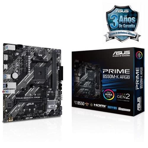 Mother Asus Prime B550m-k Argb Ddr4 Am4