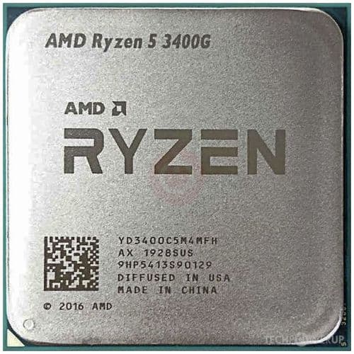 Micro Amd Ryzen 5 3400g Tray C/video S/cooler Am4