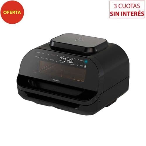 Freidora de Aire 10Lts Peugeot Tours PN-EO253 Horno + Grill Negro
