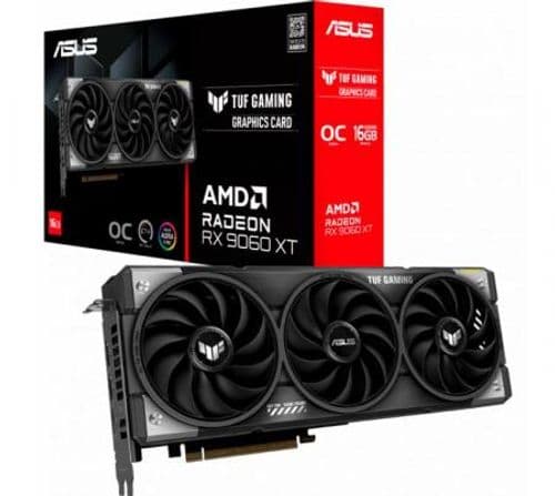 Placa de Video ASUS TUF Radeon RX 9060 XT 16GB GDDR6 Gaming OC