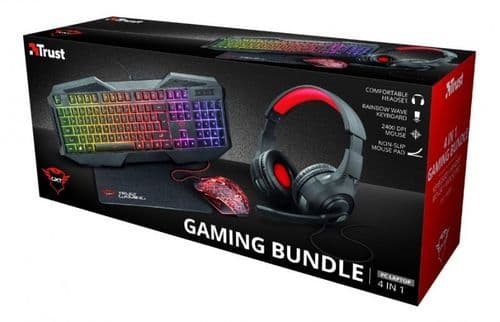 Trust Gaming Combo Teclado  4en1 Gxt1180rw