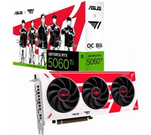 Placa de Video ASUS T1 GeForce RTX 5060 Ti 8GB GDDR7 OC