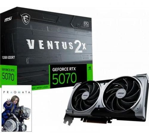 Placa de Video MSI GeForce RTX 5070 12GB GDDR7 VENTUS 2X OC 