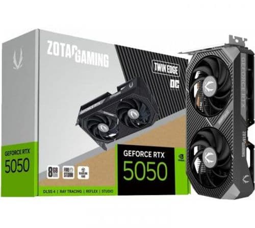 Placa de Video Zotac GeForce RTX 5050 8GB GDDR6 Twin Edge OC