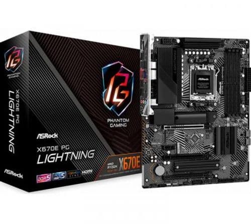 Mother Asrock X670E PG LIGHTNING AM5  BULK - OUTLET