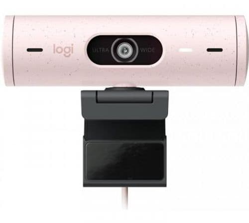 Webcam Logitech Brio 500 Rose FHD Rightlight 4K HDR 1080p/30fps 720/60fps