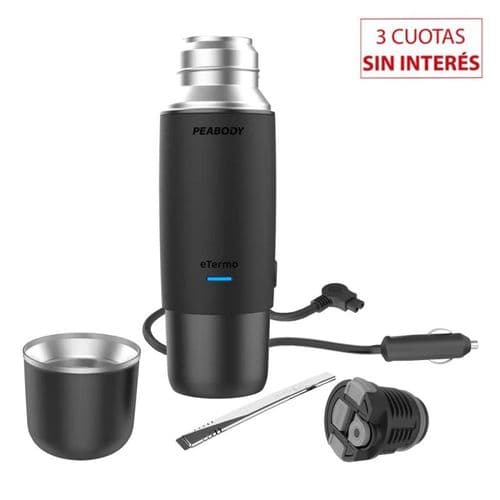 eTermo Eléctrico P/Automóvil 0.5Lt Peabody PE-ETL500N Negro