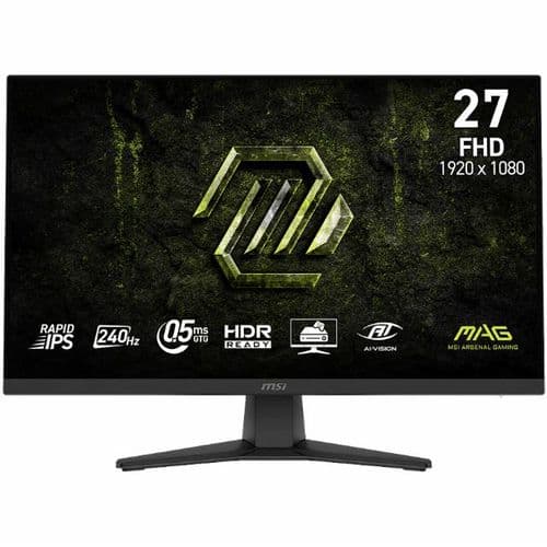 Monitor Gamer 27" Msi Mag 272f X24 Ips Fhd 240hz 0.05ms Hdmi Dp