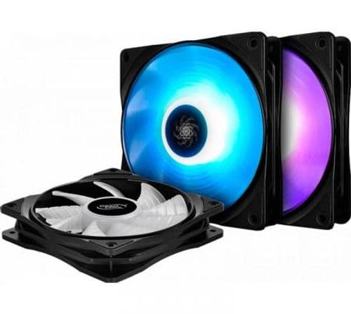 Cooler Fan DeepCool RF120 FS 120mm Fixed RGB KIT x3