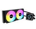 Water Cooler Cpu Raidmax Lm240 Rgb Lcd Display Black thumbnail