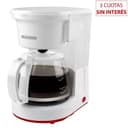 Cafetera de Filtro permanente Black & Decker CM0410 8 Tazas Blanco thumbnail