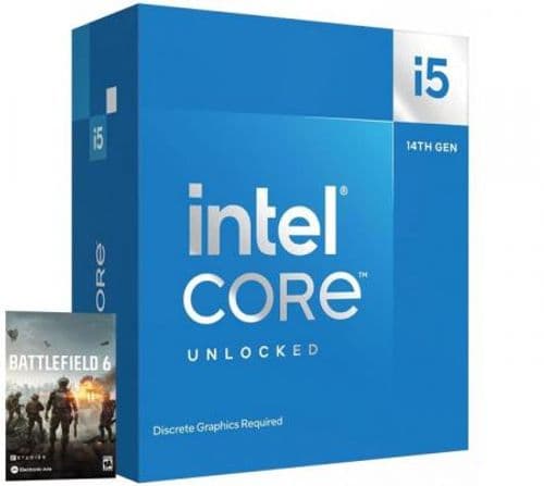 Procesador Intel Core i5 14600KF 5.3GHz Turbo Socket 1700 Raptor Lake