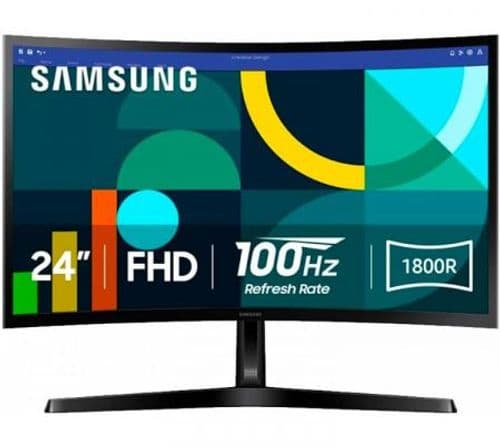 Monitor Gamer Samsung Curvo D366 27" FHD VA 100Hz