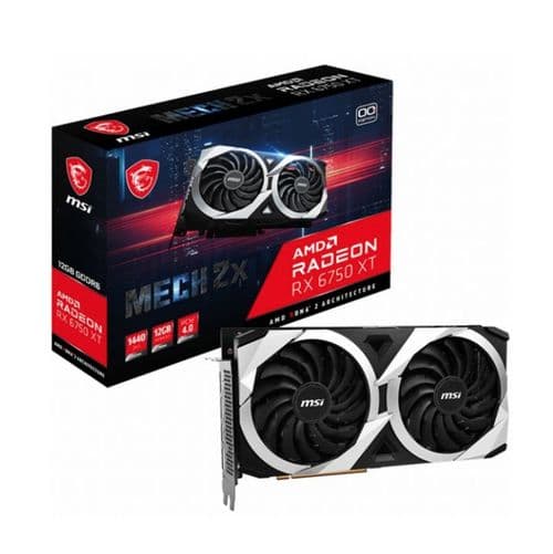Placa de Video Msi Mech 2x Rx 6750 Xt 12gb