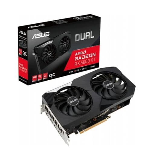 Placa de Video Asus Dual Rx 6600 Xt 8gb