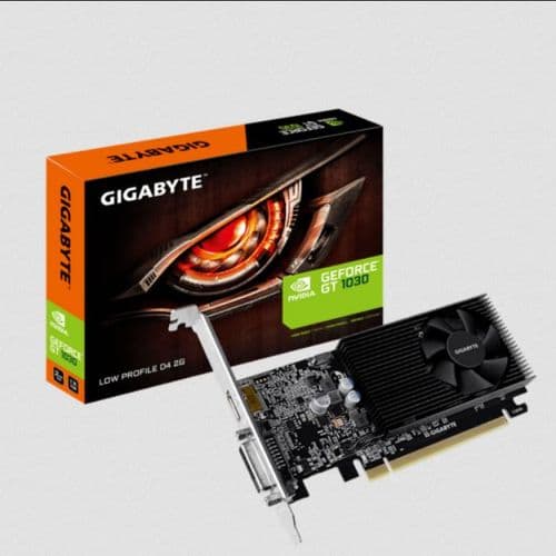 Placa De Video Geforce Gt 1030 2gb Ddr4 Gigabyte Low Profile + Q 710 730