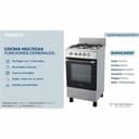 Cocina Multigas 50CM 4H Philco PHCN50P Plata thumbnail