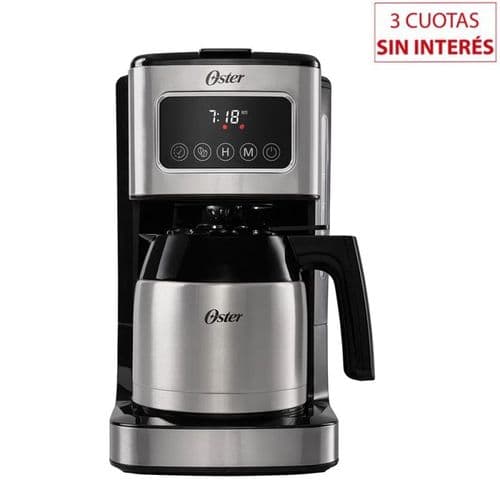 Cafetera de Filtro Digital Oster BVSTDC4404-054 Jarra térmica Negro con Inox