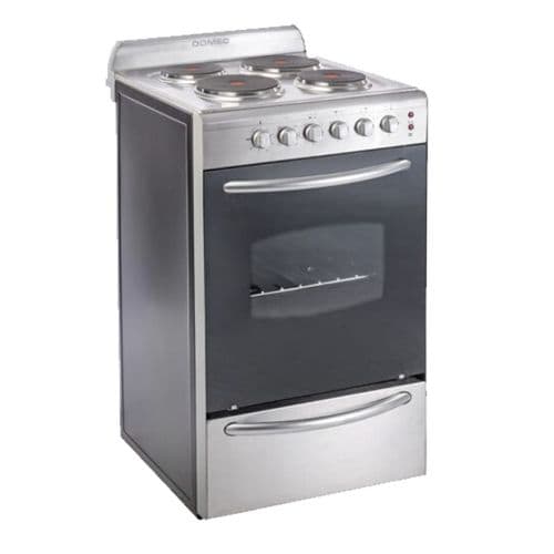Cocina Eléctrica 50CM 4H Domec CEAX2G Inox