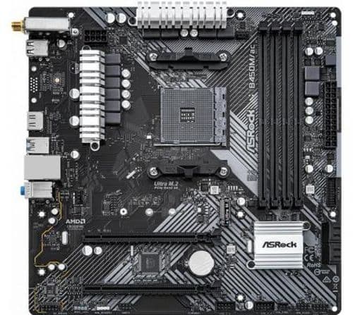 Mother Asrock B450M/AC AM4 WIFI R2.0 CAJA BLANCA  BULK - OUTLET