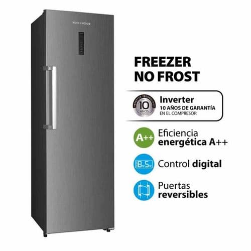 Freezer Vertical 307Lts KOH-I-NOOR KFVA31NI/9 No Frost Inverter Acero