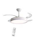 Ventilador Techo Retráctil Luz LED Liliana VTHB603R Blanco thumbnail