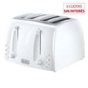 Tostadora 4 Ranuras Black & Decker TR21650-AR Blanco thumbnail