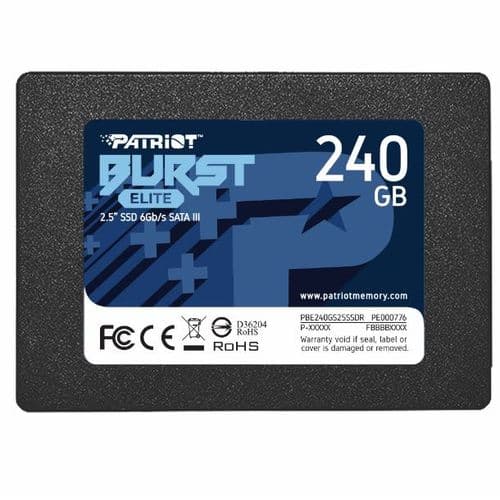 Hd Ssd 240gb Patriot Burst Elite Sata Iii 2.5"