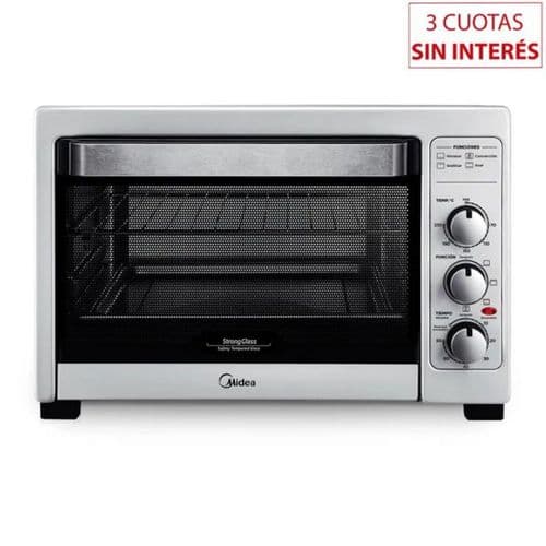 Horno Eléctrico 40Lts Midea TO-M340SAR1 Convección + Grill Silver