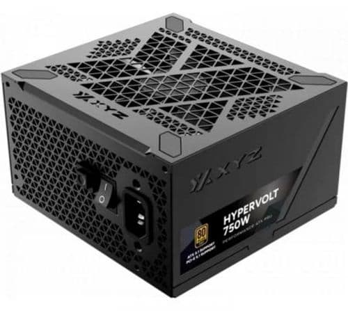 Fuente XYZ 750W 80 Plus Gold ATX 3.1 PCIe 5.1 Full Modular HYPERVOLT Black