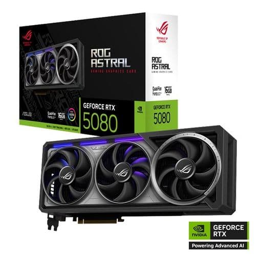Placa De Video Geforce Rtx 5080 16gb Asus Rog Astral Oc Edition